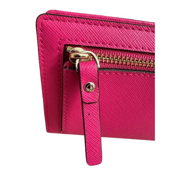 Kate Spade Hot Pink and Gold Wallet *as is* - Picture 4 of 11
